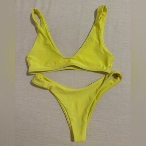 Vibrant Yellow Women's Swimwear